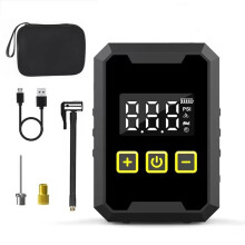 Pompe à Air Électrique Portable 150 PSI avec Manomètre Numérique pour Moto, Ballon, Compresseur D'Air Portatif