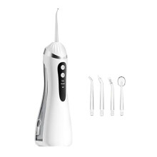 Draadloze, Draagbare Waterflosser voor Tanden met 3 Standen, Oplaadbare, Waterdichte Set voor Thuis en op Reis B