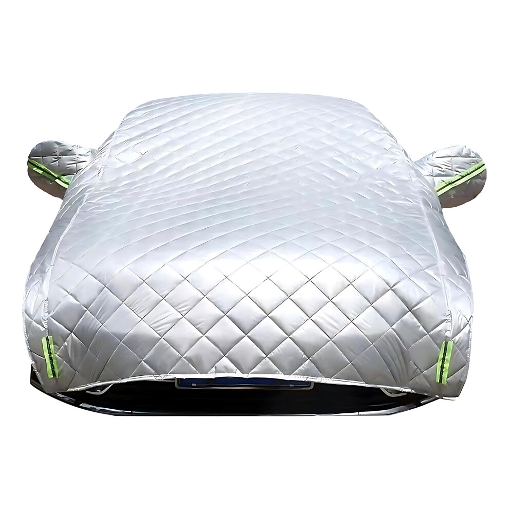 Waterproof Car Cover For Chevy C7 Corvette 2014Â2019, All Weather Snowproof Outdoor Protection With Zipper Silver 9330225289654