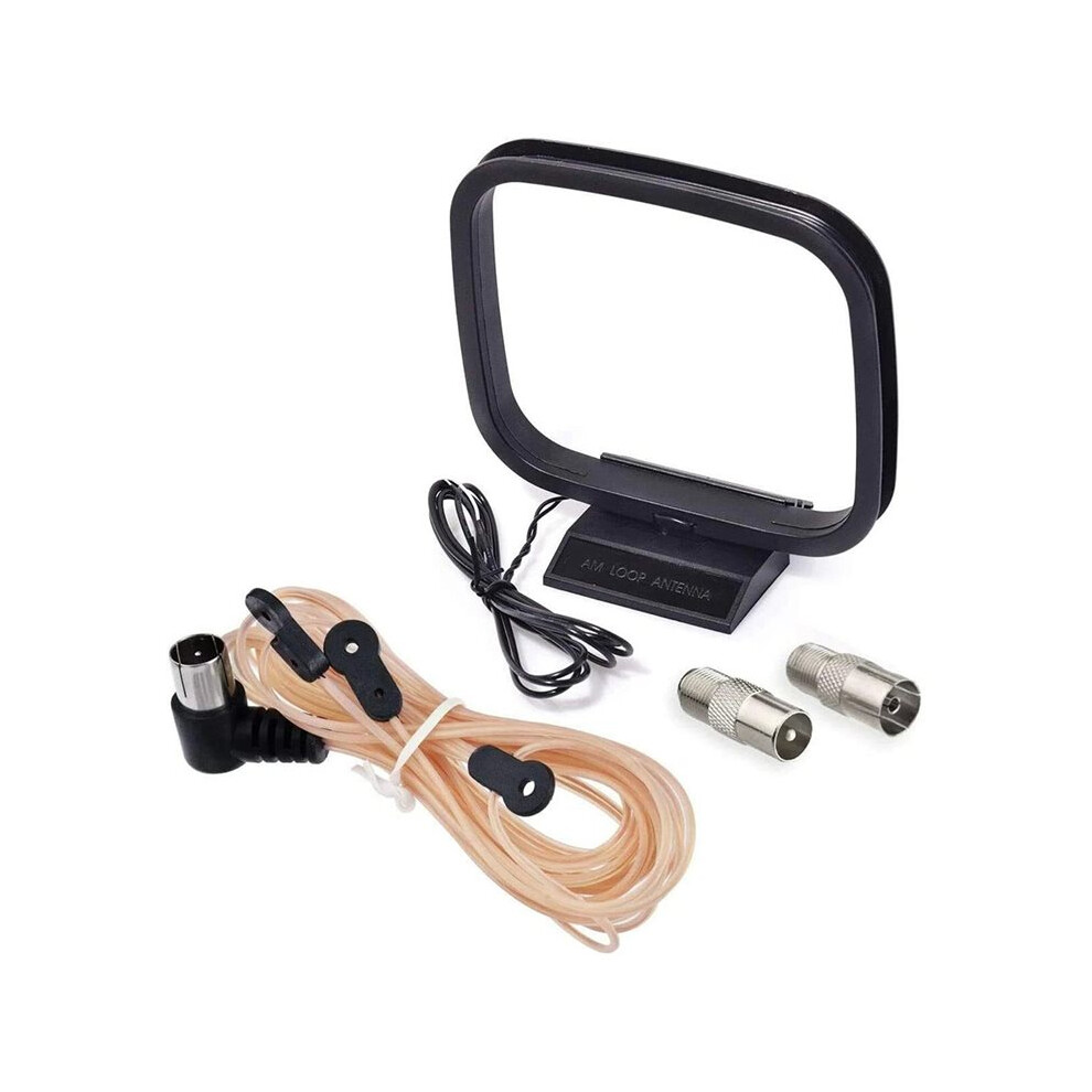 Fm Radio Dipole Antenna 75 Ohm Indoor Am Loop Antenna For Car Radio Music Equipment Home Stereo Receiver 6032189860858