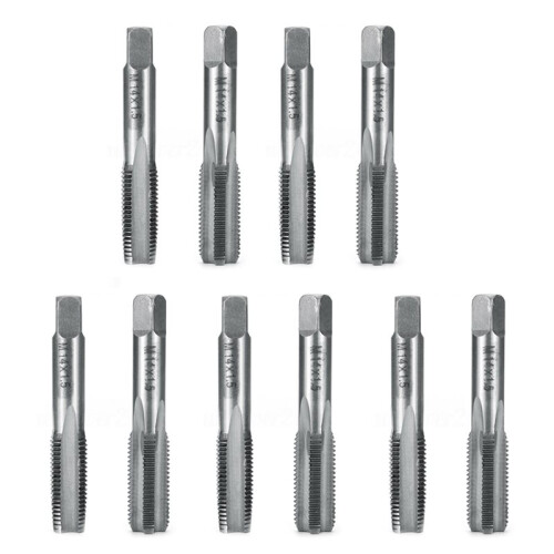 5 Pair Right Screw Taps Straight Fluted Fine Thread Metric Hand Tap Drill Thread Forming Machine Tap Bits M14x1.5