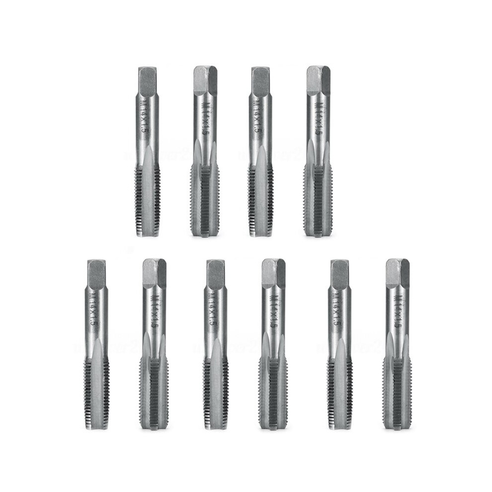 5 Pair Right Screw Taps Straight Fluted Fine Thread Metric Hand Tap Drill Thread Forming Machine Tap Bits M14x1.5 4713844843653