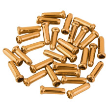Bicycle Cable End Caps Aluminum Alloy Bike Brake Shifter Cable Tips Bike Core Caps for MTB Road Bikes 100pcs Yellow