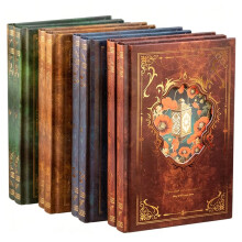 Retro Notitieboek 192 Vellen/Set Vintage Notitieboek met Bloemen, Gras en Vlinders, Handboek voor Studenten, Cadeau voor Vrienden