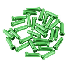 Bicycle Cable End Caps Aluminum Alloy Bike Brake Shifter Cable Tips Bike Core Caps for MTB Road Bikes 100pcs Green