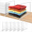 1 Set/6 Pezzi Organizer per Armadio e Contenitori, Divisorio Trasparente per Libreria, Organizer Verticale per Armadio 1