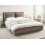 Beliani Waterbed Boucle BAJONNA 160 x 200 cm (EU King Size) Brown 2