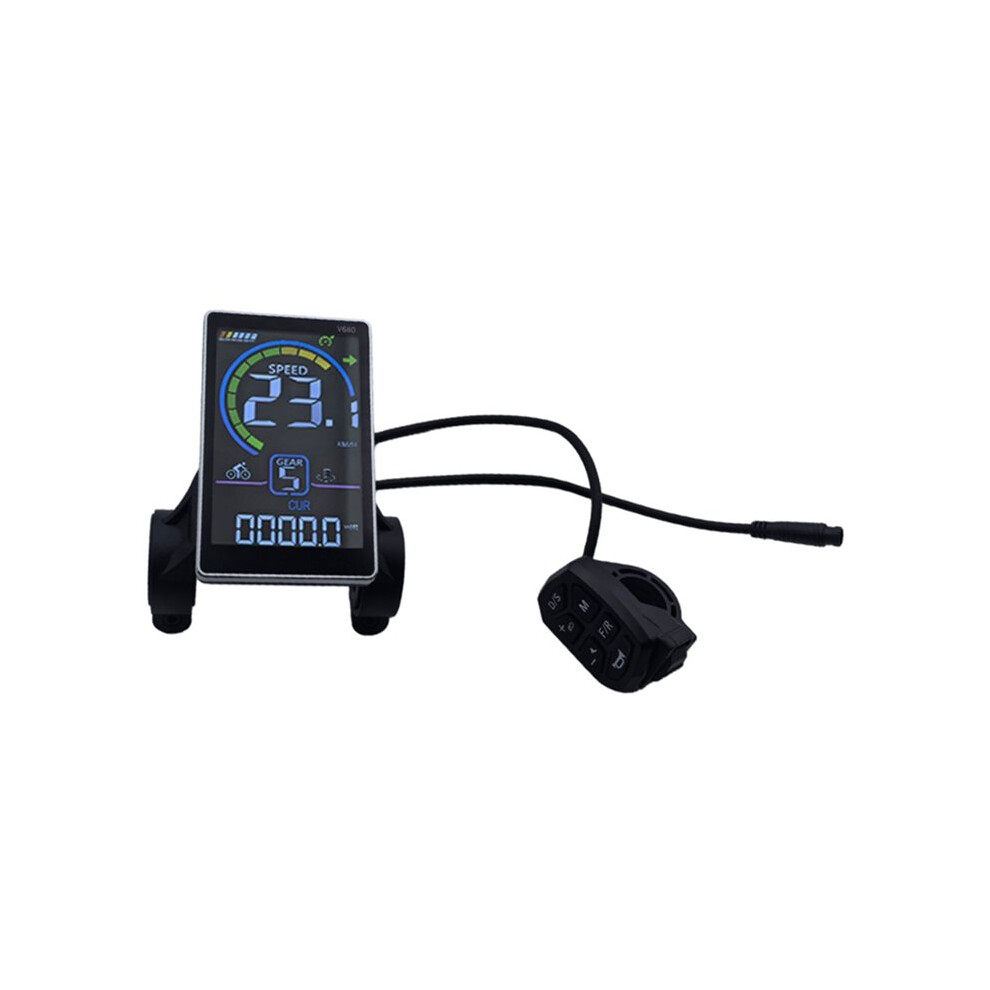 Ebike Display V680 Dk86 Electric Bike Computer Bicycle Speedometer Electric Bike Lcd Display Waterproof 6Pin 6031487706615