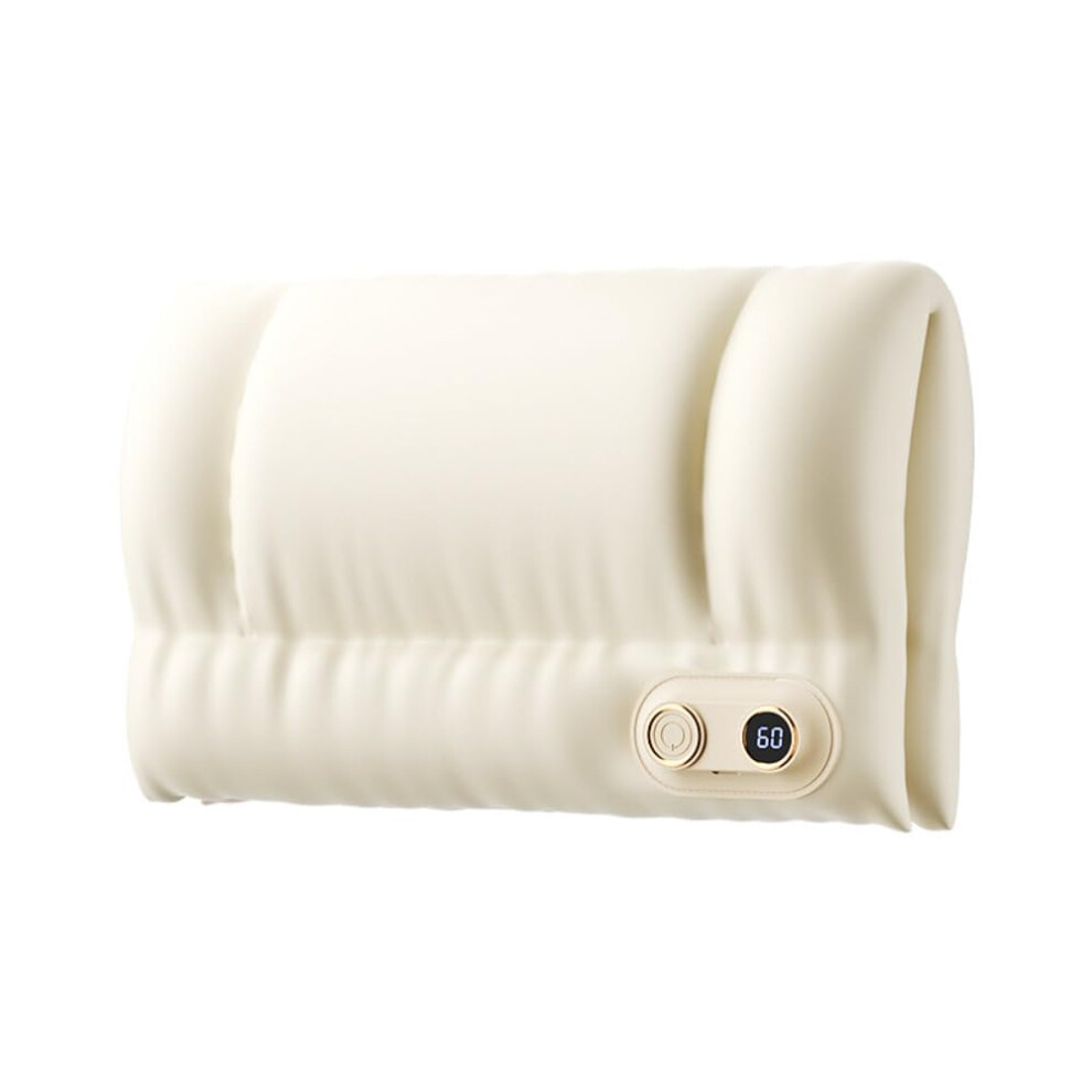 Beige Rechargeable Graphene Hand Warmer With Fast Heating, Typec Quick Recharge, Soft Suede Touch,