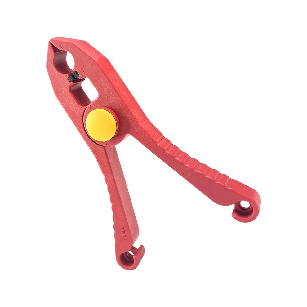 Insulated Plastic Wire Clamp 5.9 Inch 1000V Anti Magnetic Safety Spring Clip With 33Mm Opening For Electrical Work 4711202722183