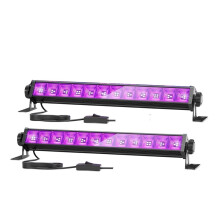 2 Pack 36W LED Black Light Bar, Blacklight , Glow in the Dark Black Lights Party Supplies for Halloween EU Plug