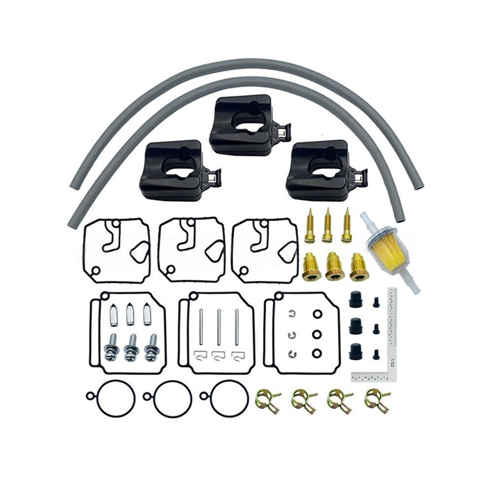 Motorcycle Carburetor Repair Kit 6H4-W0093-00 For 40Hp-50Hp Carb Gaskets Jets Needles Filter Rebuild Set 4711643297943