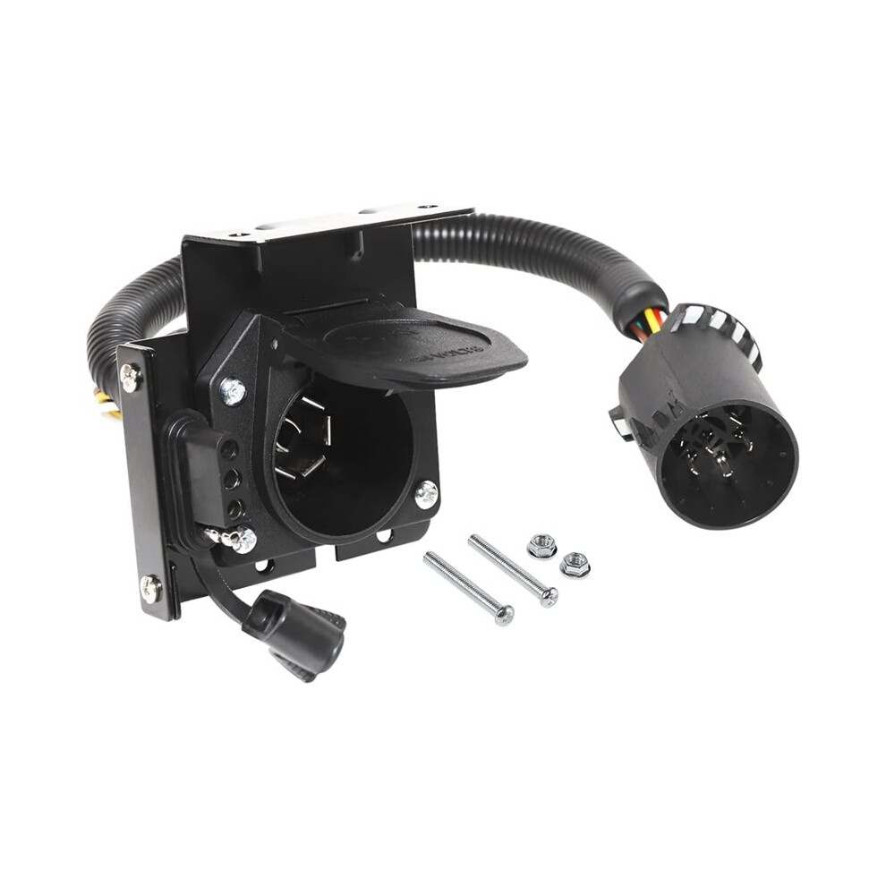 7 Way Blade And 4 Way Flat Trailer Wiring Adapter For For Ram 1500 2500 Works With 7 Pin Uscar Tow 6032309160400