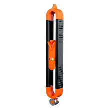 Contour Gauge with Locking Knob for Carpentry, Flooring & Tiling, Orange