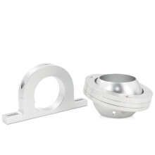 2" Draaibare Stuurkolom met Vloermontage, Aluminium Stuurkolomset met Sleutel voor Voertuigen met een Stuurkolom van 2" Diameter