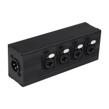 3-Pins XLR-Kabelverlenger/Gebalanceerde Audiosplitter voor Live Optredens, Verlichting en Audio-Opnamestudio