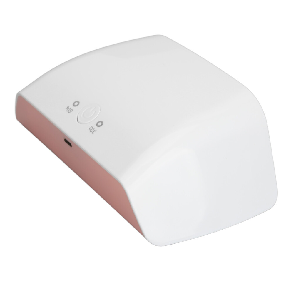 Professional 30W Nail Lamp with 15 LED Chips USB Charging Pink Salon Equipment