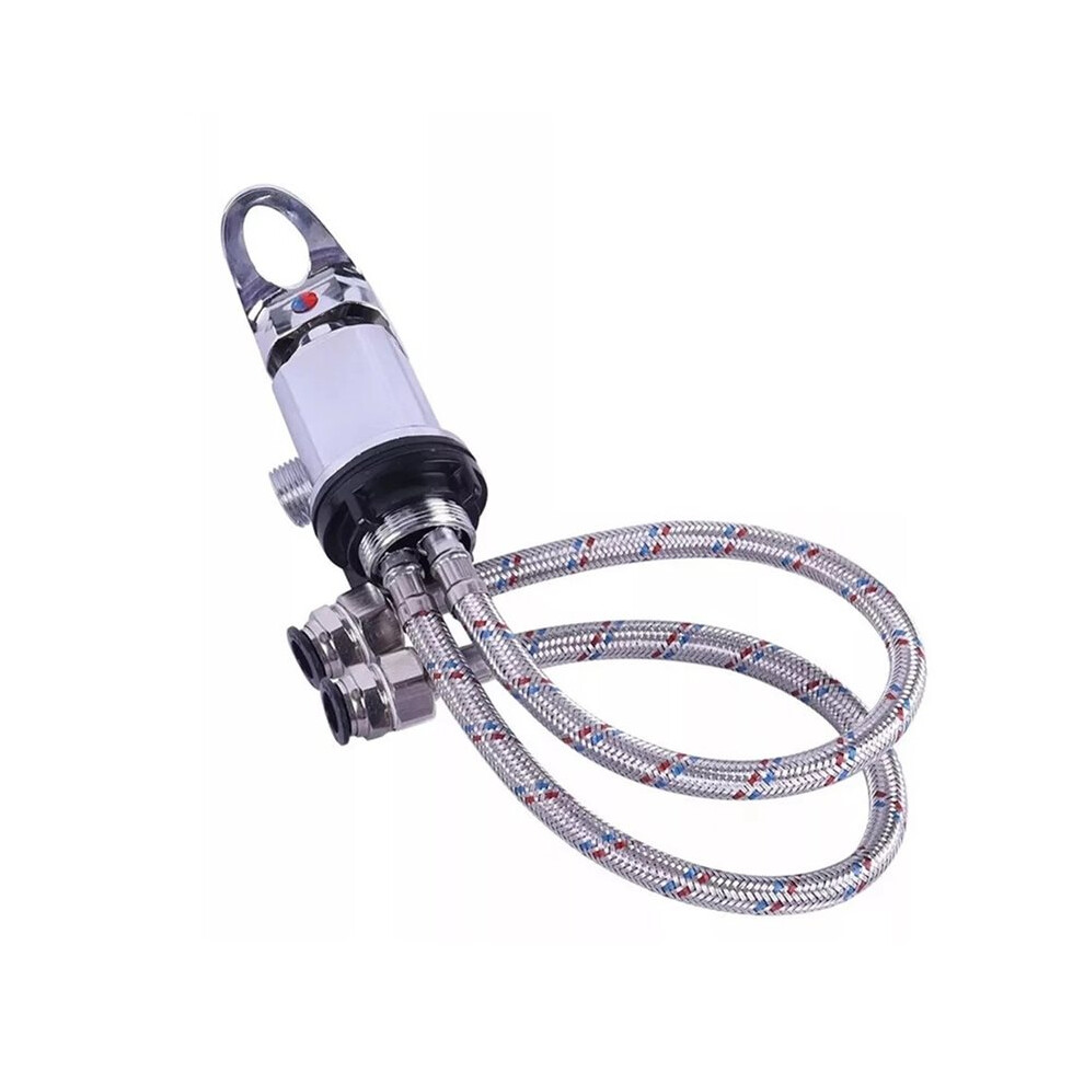 Rv Shower Mixer Tap With 40Cm Inlet Hoses For Motorhome Campervan Shower Mixer Tap Outlet 4714021300082