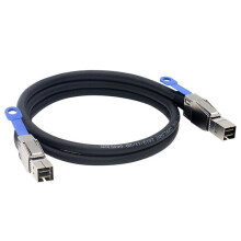 SAS HD SFF-8644 con IC A SAS SFF-8644 Cable de Interconexión Apilable para Servidor Cable de Expansión de Transferencia de Datos para Servidor