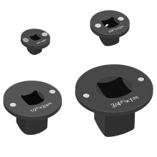 Low Profile Impact Socket Adapter Set, 4pcs Drive Ratchet Adapter Set for 3/4" to 1", 1/2" to 3/4", 1/2" to 3/8"