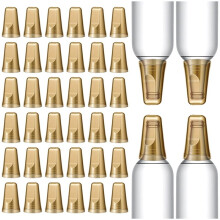 60 Couvercles pour Bouteilles D'Alcool, Couvercles de Bec Verseur Translucides Universels, Protection Anti-Poussière pour Bec Verseur