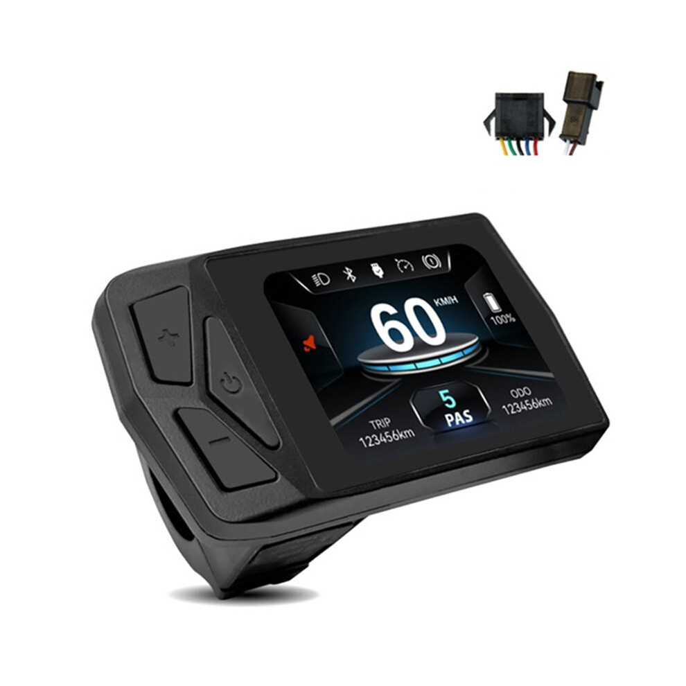 Electric Bike 36V-72V Lcd T24 Uart 2 Communication Color Display Electric Bike Accessory With Sm Connector 6032751649980