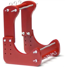 Teares de Miçangas Ajustáveis de Pé, Kit de Teares de Madeira para Miçangas com 4 Opções de Comprimento, Área de Trabalho de 7,5" A 10,5"