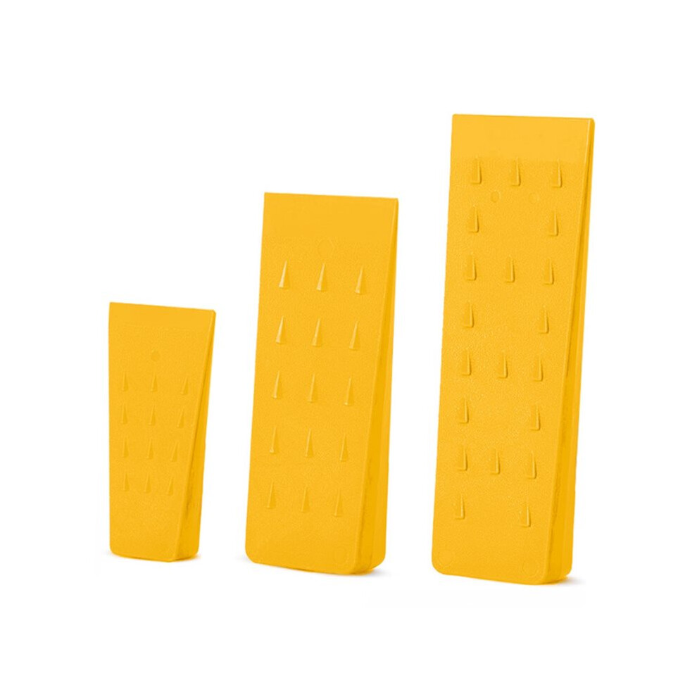 3Pcs Felling Wedges Plastic Chainsaw Wedges Tree Cutting Wedges Logging Supplies Safety Chainsaw Accessories A 4713492614599