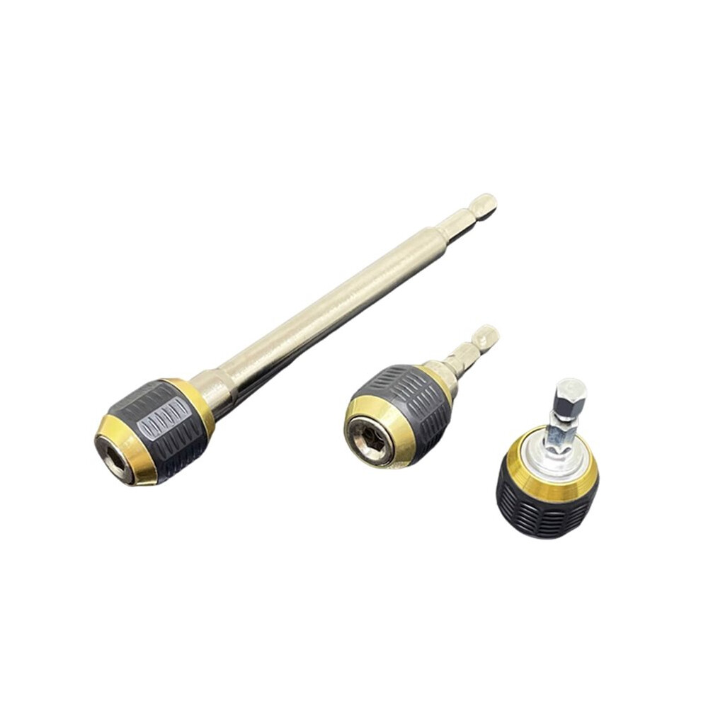 50Mm 60Mm 150Mm 3-Piece Set Hex Shank Screwdriver Bit Holder Quick Release Adapter For Impact Driver 6031243363366