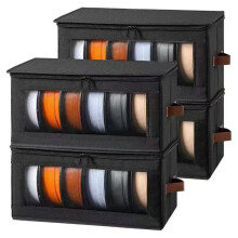 Paquete de 4 Cajas de Almacenamiento de Filamento para Impresora 3D con Capacidad para Hasta 24 Rollos e Incluye Desecantes. Ideal para Estudios