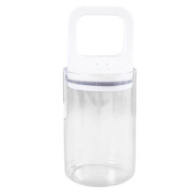 Premium Coffee Storage Canister 32oz Vacuum Seal Borosilicate Glass Container Airtight Push Lid Food Jar for Beans Tea