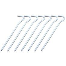 6pcs Aluminum Tent Stakes Lightweight Durable Pegs for Camping Canopy Gazebo Secure Anchoring