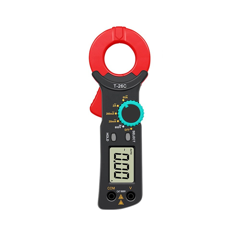 T-26C Digital Clamp Meter Professional Leakage Current Test 20Ma-60A Leakage Detection Current 0.01A Auto Range 6032382794035