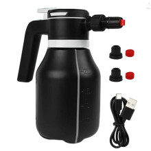 Regadera Eléctrica Recargable de 2 Litros para Lavar Coches, Regar Flores, Botella Pulverizadora de Espuma para Coches