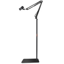 Adjustable Hair Dryer Stand Holder, Rotating, Floor Standing Design