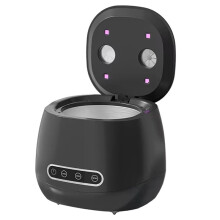 Compact Ultrasonic Multifunctional Cleaning Machine USB Small Household Jewelry Cleaner for Makeup Brushes Braces