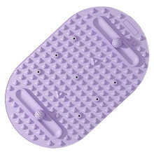 Esterilla de Silicona para Masaje de Pies, Reflexología y Circulación, Almohadilla de Acupresión para Correr en Interiores y Aliviar el Dolor,