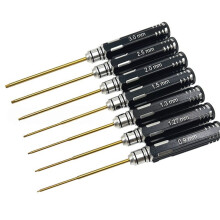 Hex Screwdriver Tool Set for RC Helicopter Drone Aircraft Model Repair, Hexagon 1.5/2.0/2.5/3.0mm Precision Driver Kit
