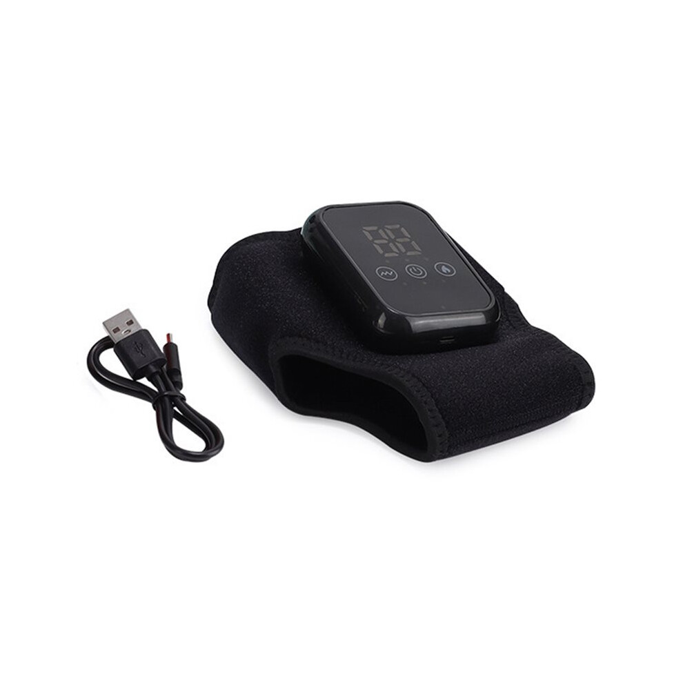 Heated Foot Massagers with Triple Therapy, 3 Heating Levels, 3 Speeds, Portable Cordless Ankle Massager A