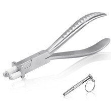 Optical Trident Pliers - 6-Inch Eyeglasses Adjusting Frame Bending Bridge Temple Pliers with Eyeglass Repair Screwdriver