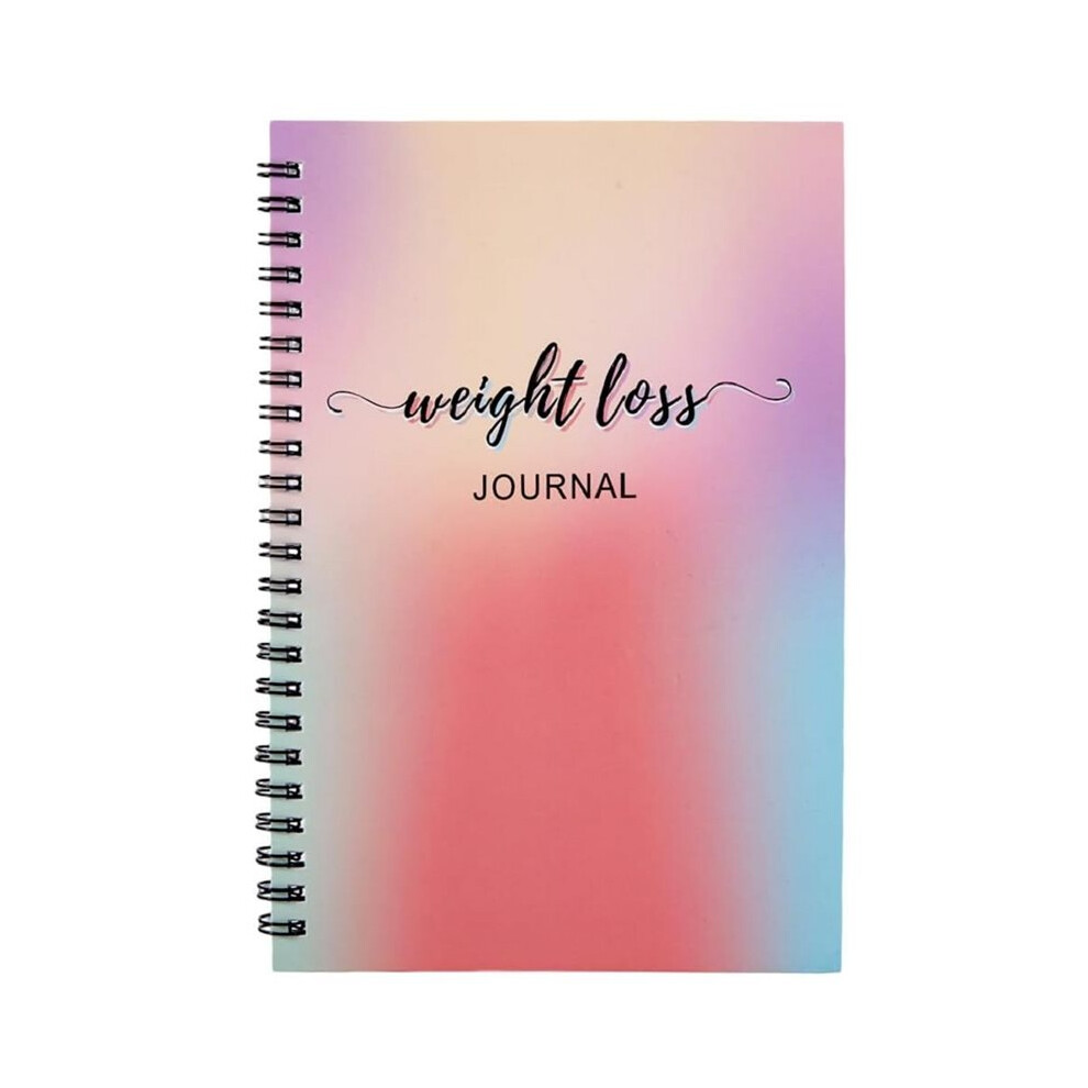 12 Month Weight Loss Journal for Women, Pounds Lost and Body Measurements Tracker - A5 (Spiral Bound)