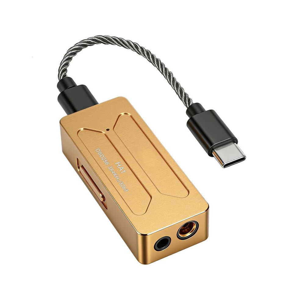 Dsd Portable Headphone Amplifier Usb Sound Card Hi-Fi Dac For Audiophile Headphones And Phone Dual Cs43198 Chips Gold 6033687938001