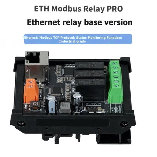Industriële ETH Modbus-Relais PRO 3-Kanaals Ethernet-Relais met Statusbewakingsfunctionaliteit op Basis van Het Modbus TCP-Protocol 2