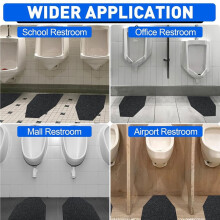 Lot de 8 Tapis D'Urinoir pour Hommes, Antidérapants et Absorbants, Jetables