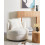 Beliani Swivel Armchair DALBY Boucle White 2