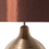 Beliani Table Lamp YAKIMA Porcelain Brown 4