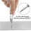 Silver Automatic Spring Loaded Center Punch for Wood Drilling, 130mm Length 2