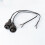 50pc 2Pin LED Connector with 25cm Wire for Solar String Lights, IP65 Waterproof, 220V 2