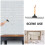 Shower Squeegee for Glass Doors with Flexible Rubber Blade, Easy Control and Ergonomic Handle 3