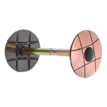 Antique Door Peephole Cover Vintage Copper Finish Metal Hole Filler Plate for Home Security Decor